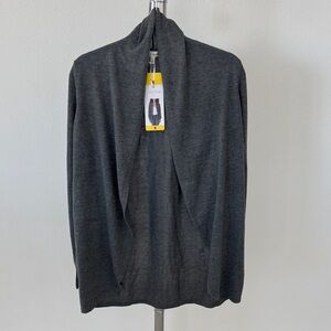 Ella Moss Ladies Lightweight Cardigan, Charcoal, Small, NWT